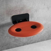 Ravak Ovo-P II Orang/Black B8F0000058 Складное сиденье для душа (чёрный | оранжевый пластик)