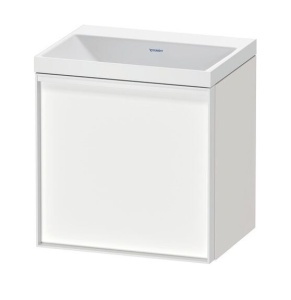 Duravit Vitrium c-bonded VT4088N1822000W Тумба с раковиной подвесная 45*35 см - петли слева (белый матовый | белый глянцевый)