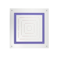 Jaquar Maze OHS-WHM-1679 Верхний душ с подсветкой 450*450 мм (белый матовый)