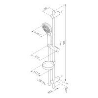 AM.PM Inspire 2.0 F0150A000 Душевой гарнитур (хром)