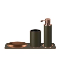 ADJ 4980.copper/55 Дозатор для жидкого мыла настольный (оливковый | медь)