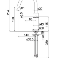 NOBILI Velis VE125138/3RTP Смеситель для раковины (красное золото шлифованное)