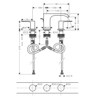 Hansgrohe Vivenis 75033000 Смеситель для раковины (хром)