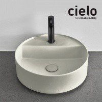 Ceramica CIELO Shui Comfort SHCOLATF PM - Раковина накладная на столешницу Ø 45 см (Pomice)