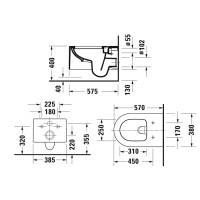 Duravit Millio 002269FA00 Сиденье с крышкой для унитаза | Soft Close (аквамарин матовый)