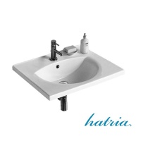 HATRIA Susan Y0HTCMB - Раковина для ванной комнаты 65*50 см | с металлической консолью