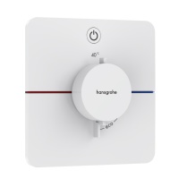 Hansgrohe ShowerSelect Comfort Q 15581700 Термостатический смеситель для душа - внешняя часть (белый матовый)