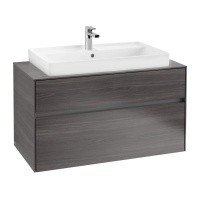 Villeroy Boch Collaro C02000FQ Тумба под раковину 1000х500 мм (Oak Graphite).