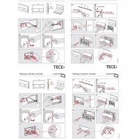 TECE Square 9240802 Накладная панель для унитаза