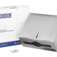 BXG BXG-PD-5003А Диспенсер для бумажных полотенец (нержавеющая сталь матовая)