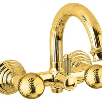 CEZARES OLIMP-VD-03/24-M Смеситель для ванны настенный (золото)