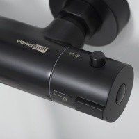 WasserKRAFT A28801 Душевая система - комплект с термостатом с функцией наполнения ванны (чёрный матовый)