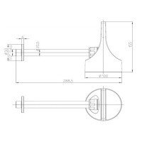 Bossini Apice HH1000.073 Верхний душ Ø 100 мм (чёрный матовый)