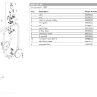 Hansgrohe sBox 28020670 Шланг для душа с коробом и внешней частью для монтажа на борт ванны (чёрный матовый)