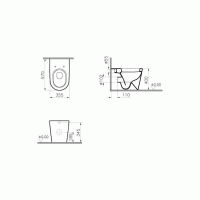 Унитаз напольный 5138B003-0075 VITRA Nest