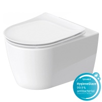 DURAVIT Soleil by Starck 45910920A1 Подвесной унитаз безободковый с крышкой микролифт (альпийский белый)