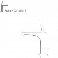AXOR Citterio E 36100260 - Смеситель для раковины ComfortZone 130 (хром - шлифованный)