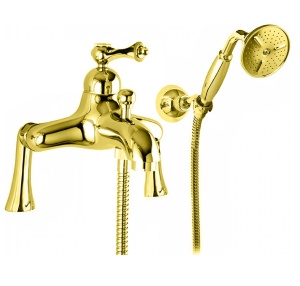 CEZARES MARGOT-PBVM-03/24-M Смеситель на борт ванны с ручным душем (золото)