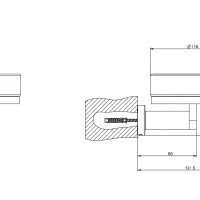 Gessi Emporio 38803.149 Мыльница настенная (нержавеющая сталь)