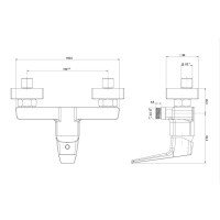 PAINI Bari RTCR511 Смеситель для душа настенный (хром)