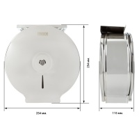 BXG PD-5005АC NEW Диспенсер для туалетной бумаги в рулонах (нержавеющая сталь)
