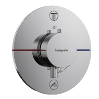 Hansgrohe ShowerSelect Comfort S 15554000 Термостатический смеситель для ванны - внешняя часть (хром)