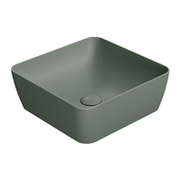 GSI NUBES 903804 Раковина накладная 38*38 см (Agave Matte)