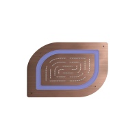 Jaquar Maze OHS-ACR-85857 Верхний душ с подсветкой 450*350 мм (античная медь)
