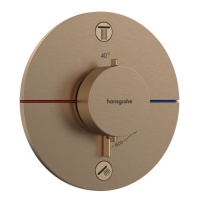 Hansgrohe ShowerSelect Comfort S 15554140 Термостатический смеситель для ванны - внешняя часть (бронза шлифованная)