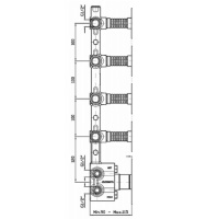 ZUCCHETTI R97823 Внутренний механизм термостатического смесителя для душа