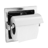 NOFER 05203.S Держатель для туалетной бумаги встраиваемый (матовая нержавеющая сталь)