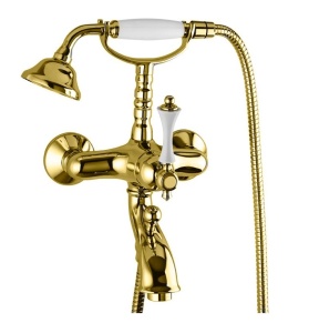 CEZARES MARGOT-VDM-03/24-Bi Смеситель для ванны с ручным душем (золото)