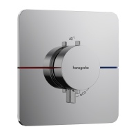 Hansgrohe ShowerSelect Comfort Q 15588000 Центральный термостат - внешняя часть (хром)