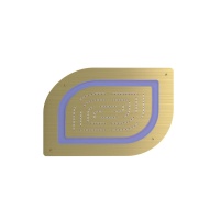 Jaquar Maze OHS-GDS-85857 Верхний душ с подсветкой 450*350 мм (золото матовое)
