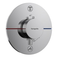 Hansgrohe ShowerSelect Comfort S 15556000 Термостатический смеситель для ванны - внешняя часть (хром)