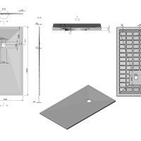 Vincea VST-4SR9016G Душевой поддон 1600*900 мм (серый матовый)