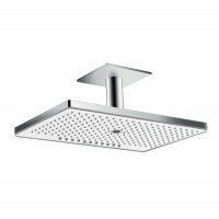 Верхний душ с держателем 24006400 Hansgrohe Rainmaker Select 460 (белый, хром)