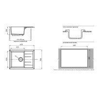 GranFest QUADRO Q-650L-TERRACOTTA Мойка для кухни 65*50 см (терракот)