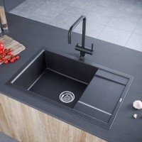 Paulmark VERLASS PM317850-BLM Мойка для кухни 78*50 см (черный металлик)