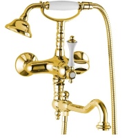 CEZARES MARGOT-VDFM2-03/24-Bi Смеситель для ванны с ручным душем (золото)