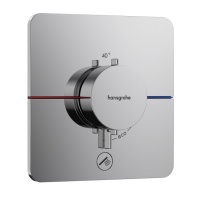 Hansgrohe ShowerSelect Comfort Q 15589000 Термостатический смеситель для душа - внешняя часть (хром)