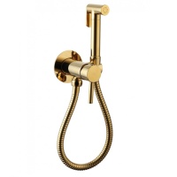 CeramaLux KRS/003 Гигиенический душ - комплект со смесителем (золото)