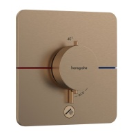 Hansgrohe ShowerSelect Comfort Q 15589140 Термостатический смеситель для душа - внешняя часть (бронза шлифованная)