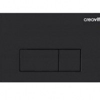 Creavit Arc GP8002.01 Накладная панель смыва для унитаза (чёрный матовый)