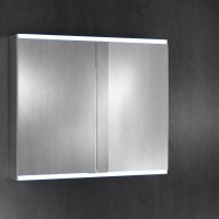 KEUCO Royal Modular 2.0 800211080000300 Зеркальный шкаф с подсветкой 80*70 см (алюминий)
