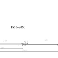 Vincea Dice VSR-4D8015CL Душевой уголок 1500*800*2000 мм (профиль хром | витраж прозрачное стекло)