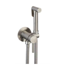 CeramaLux KRS/004 Гигиенический душ - комплект со смесителем (никель)