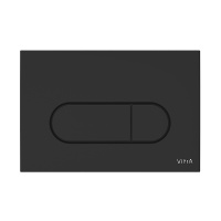 VITRA Root Round 740-2211 Накладная панель смыва для унитаза (чёрный матовый)