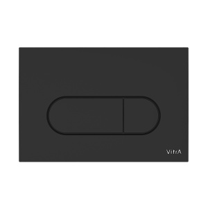 VITRA Root Round 740-2211 Накладная панель смыва для унитаза (чёрный матовый)