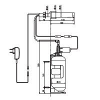PRESTO 52042 Сенсорный дозатор для жидкого мыла | настенный (хром)